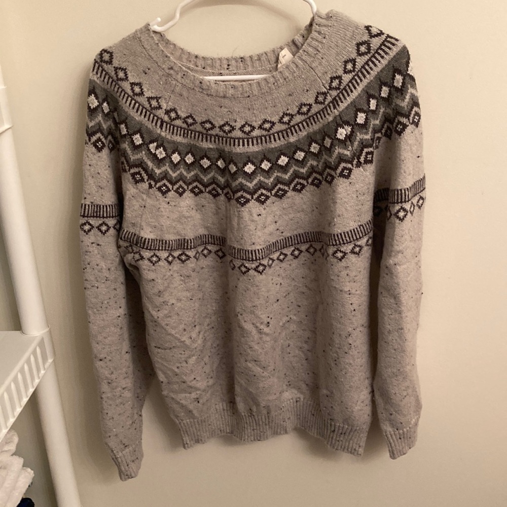 Original Vintage Weatherproof grey vintage sweater with design